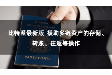 比特派最新版  援助多链资产的存储、转账、往返等操作