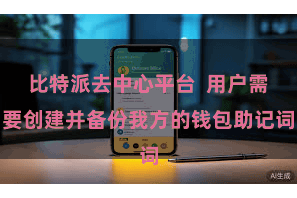 比特派去中心平台  用户需要创建并备份我方的钱包助记词
